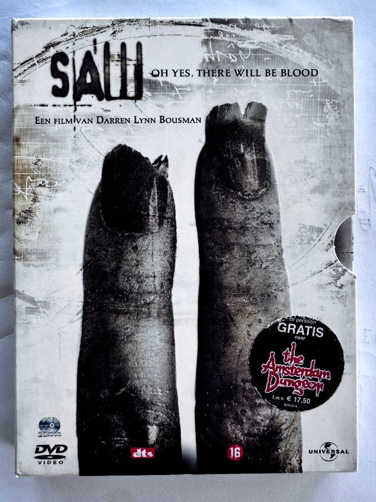 Saw, Cd's en Dvd's, Dvd's | Horror, Ophalen of Verzenden, Zo goed als nieuw, Slasher