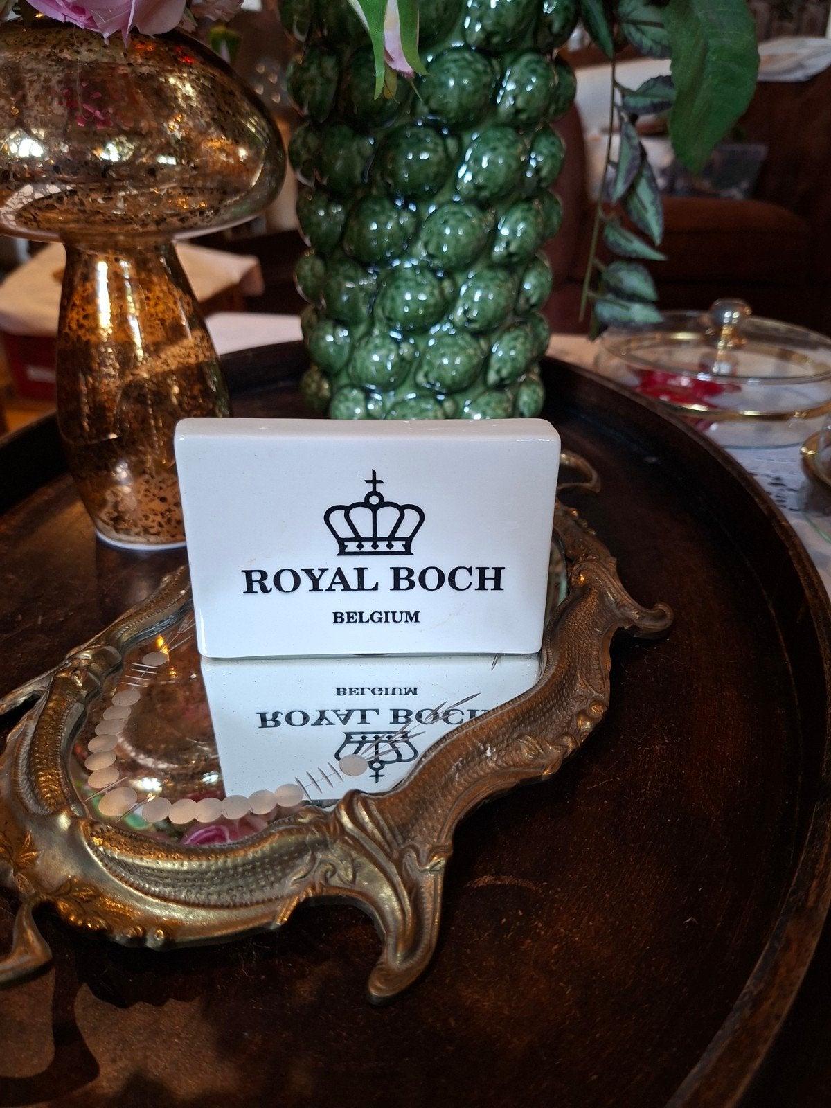 Royal Boch display Wit aardewerk., Ophalen of Verzenden