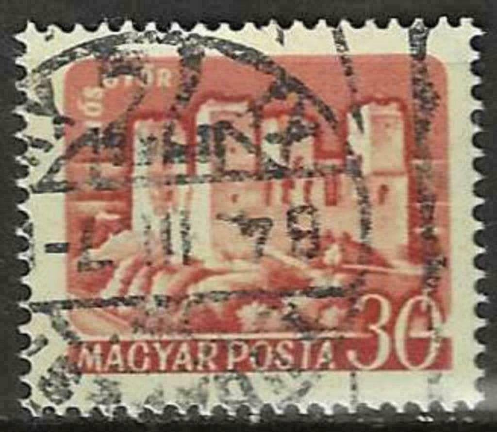 Hongrie 1960 - Yvert 1397 - Châteaux (ST), Envoi, Affranchi