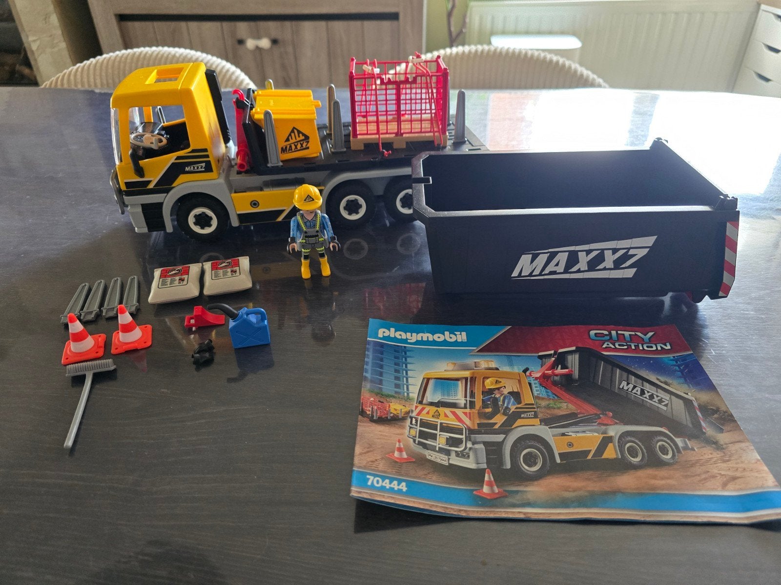 playmobil 70444 vrachtwagen met wissellaadbak, Ophalen, Gebruikt