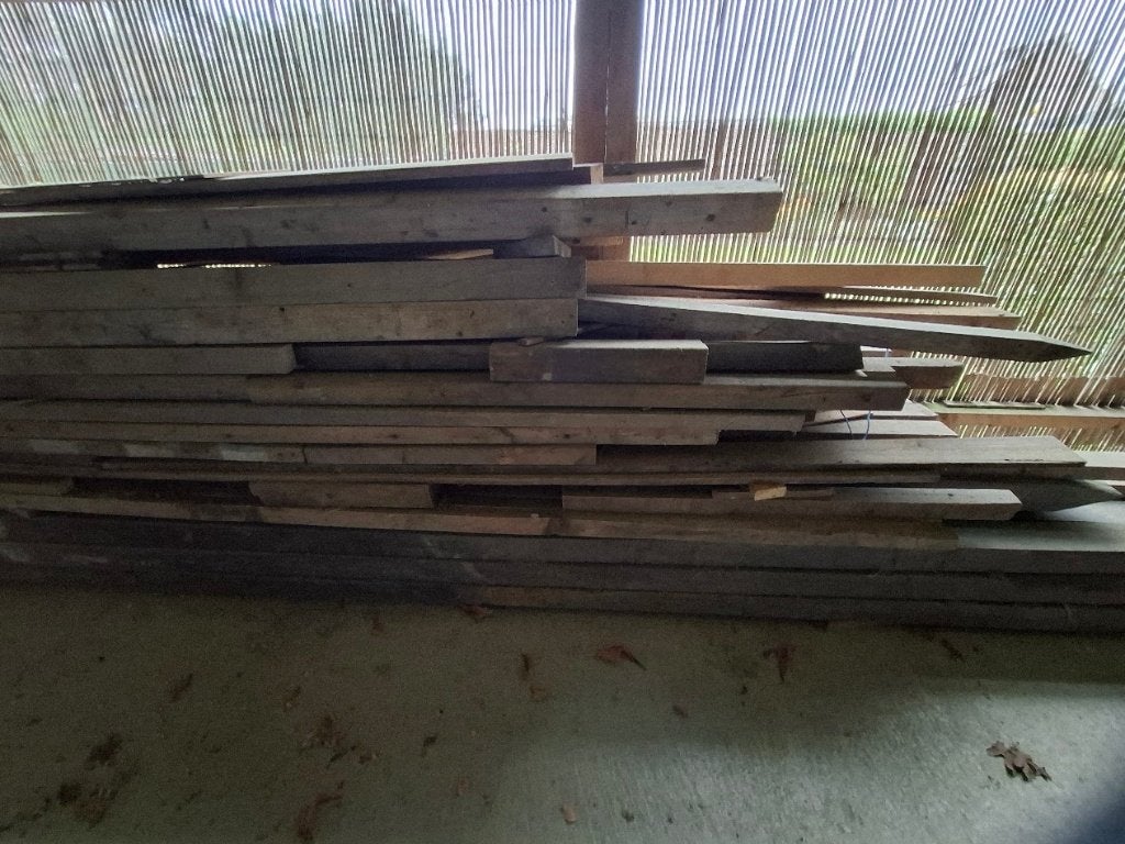 hout, Doe-het-zelf en Bouw, Hout en Planken, Ophalen, Gebruikt