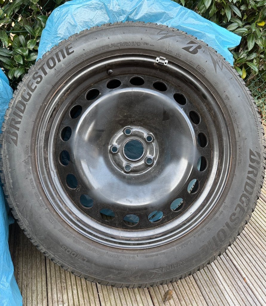 4 Winterwielen/Bridgestone 235/55R19 5x112 winterbanden, Gebruikt, Winterbanden, 235 mm, Band(en)