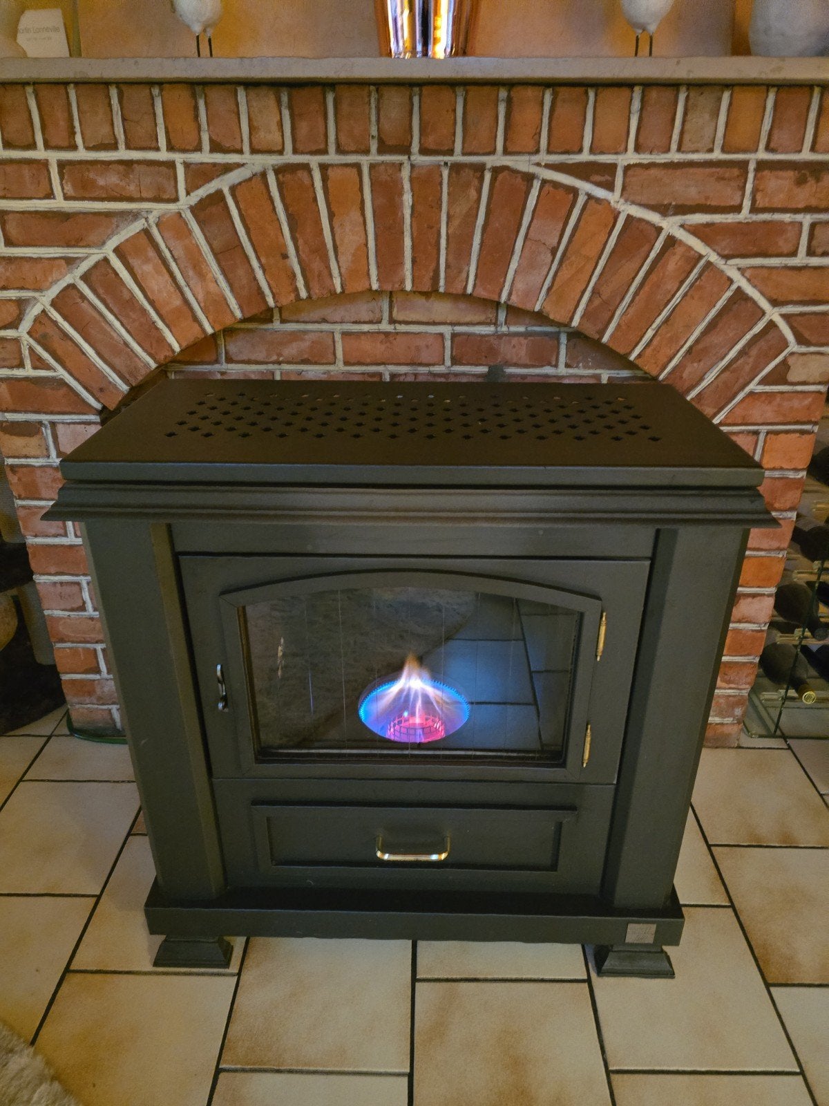 Well Straler M800 Mazoutkachel – 7kW – In zeer goede staat!, Maison & Meubles, Enlèvement, Utilisé, Autres carburants, Autoportant