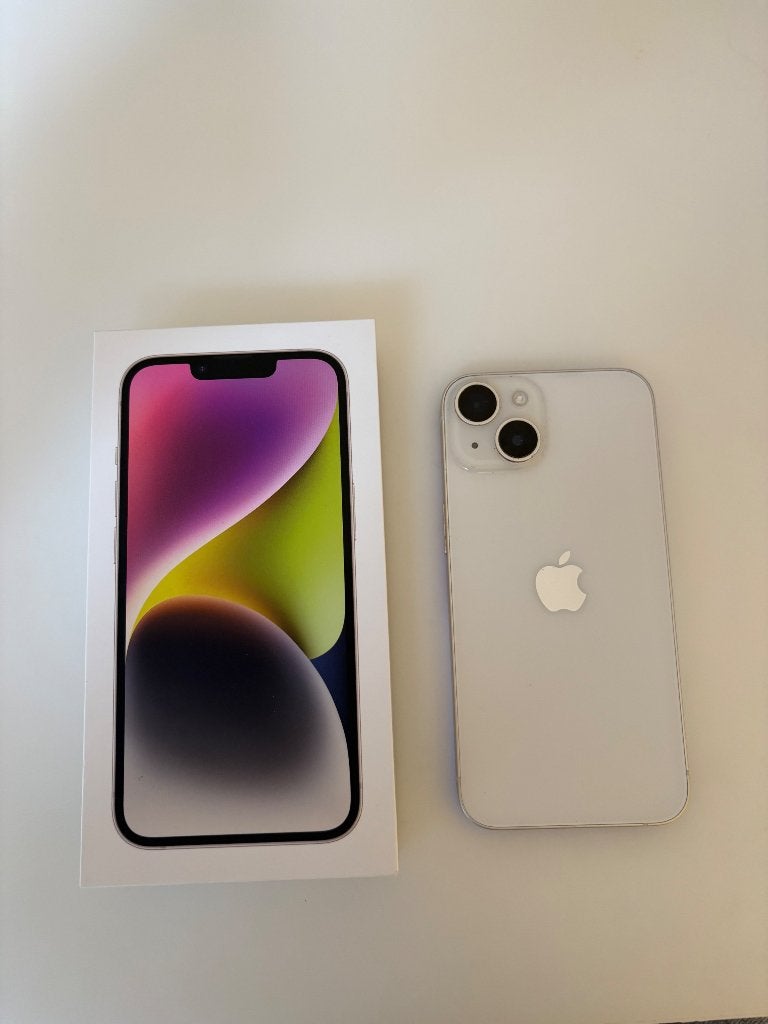 iPhone 14 wit, 128 GB, 78 %, Enlèvement, Utilisé