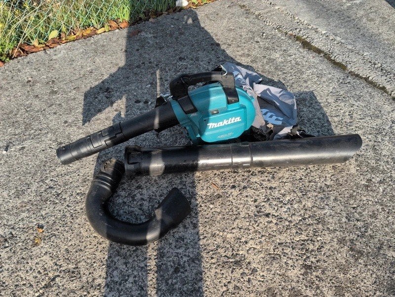 Makita DUB363 Bladblazer & Zuiger 36V (2x18V), Tuin en Terras, Gebruikt, Met opvangzak, Ophalen of Verzenden, Makita