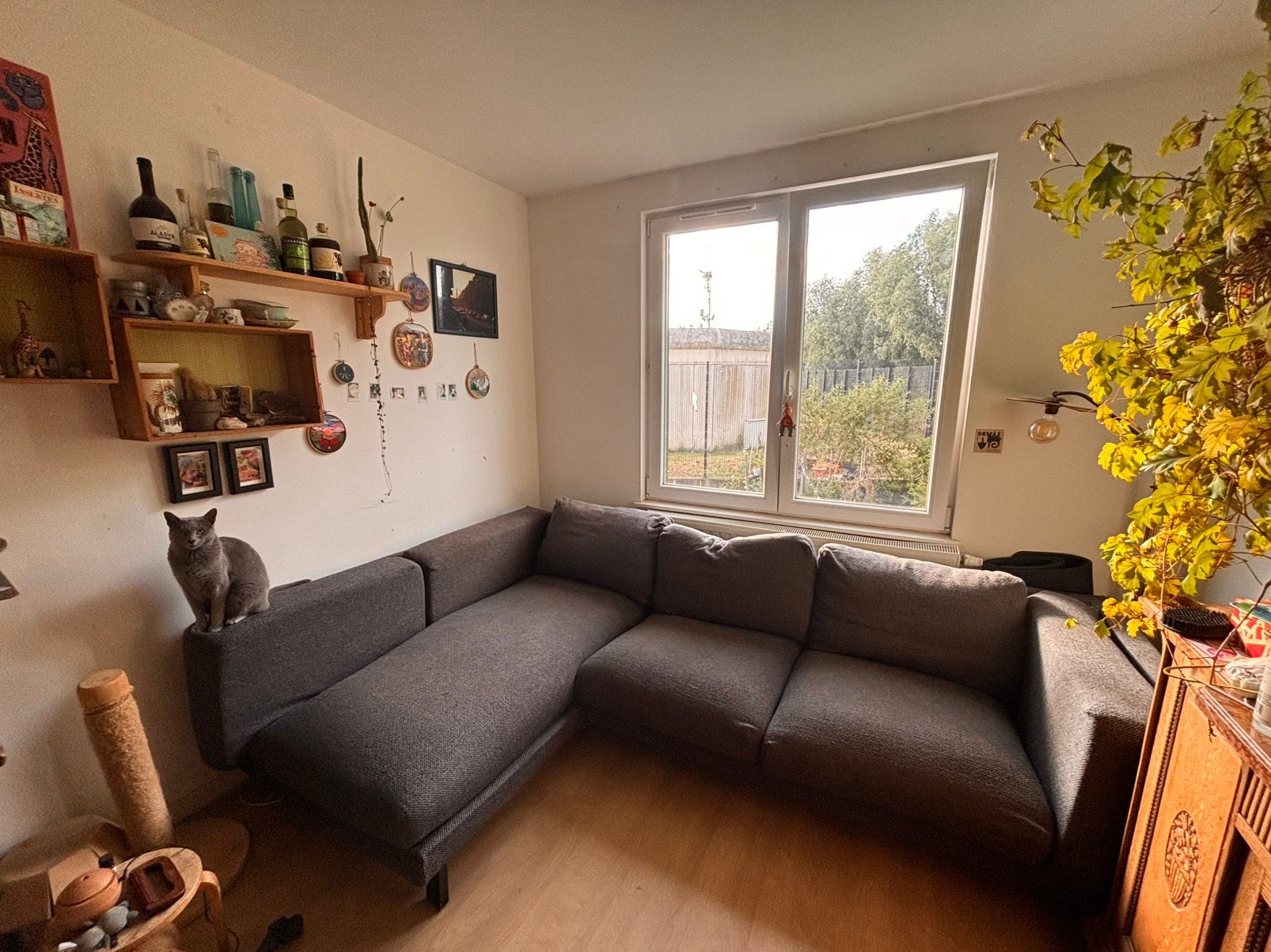 : IKEA SÖDERHAMN hoekzetel met chaise longue, Ophalen, Gebruikt, Stof