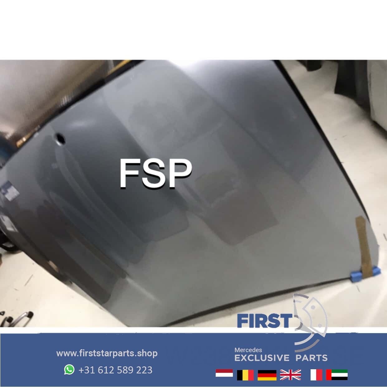 W238 C238 MOTORKAP GRIJS Mercedes E Klasse W213 E53 AMG 2016, Utilisé, -, Capot moteur, Avant