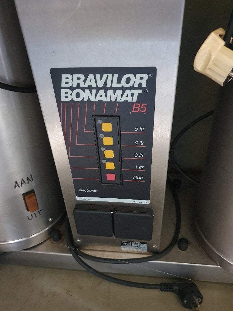 Cafetière professionnelle Bravilor Bonamat B5, Electroménager, Cafetières, Utilisé, Café moulu, Enlèvement