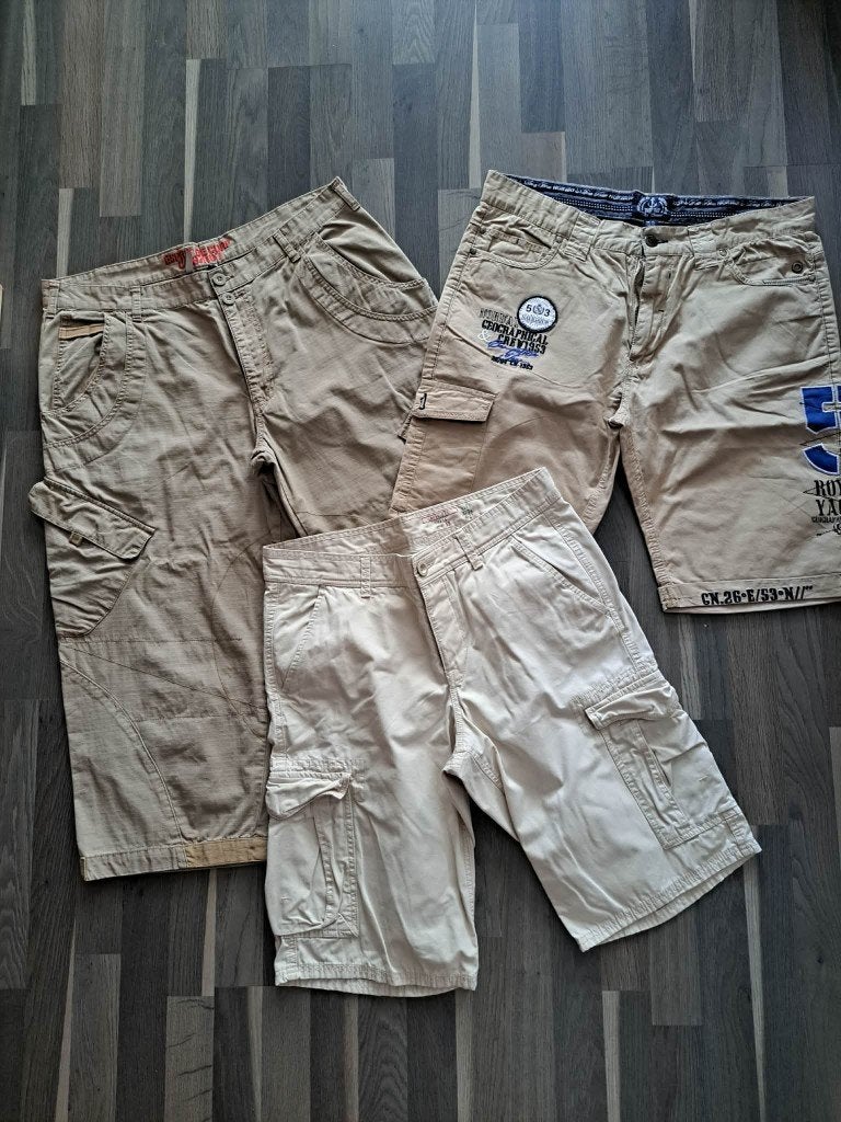 Esprit Cargo broek heren, en/of bermuda, mt 36/XL en/of 33, Enlèvement ou Envoi, Beige, Taille 56/58 (XL), Comme neuf