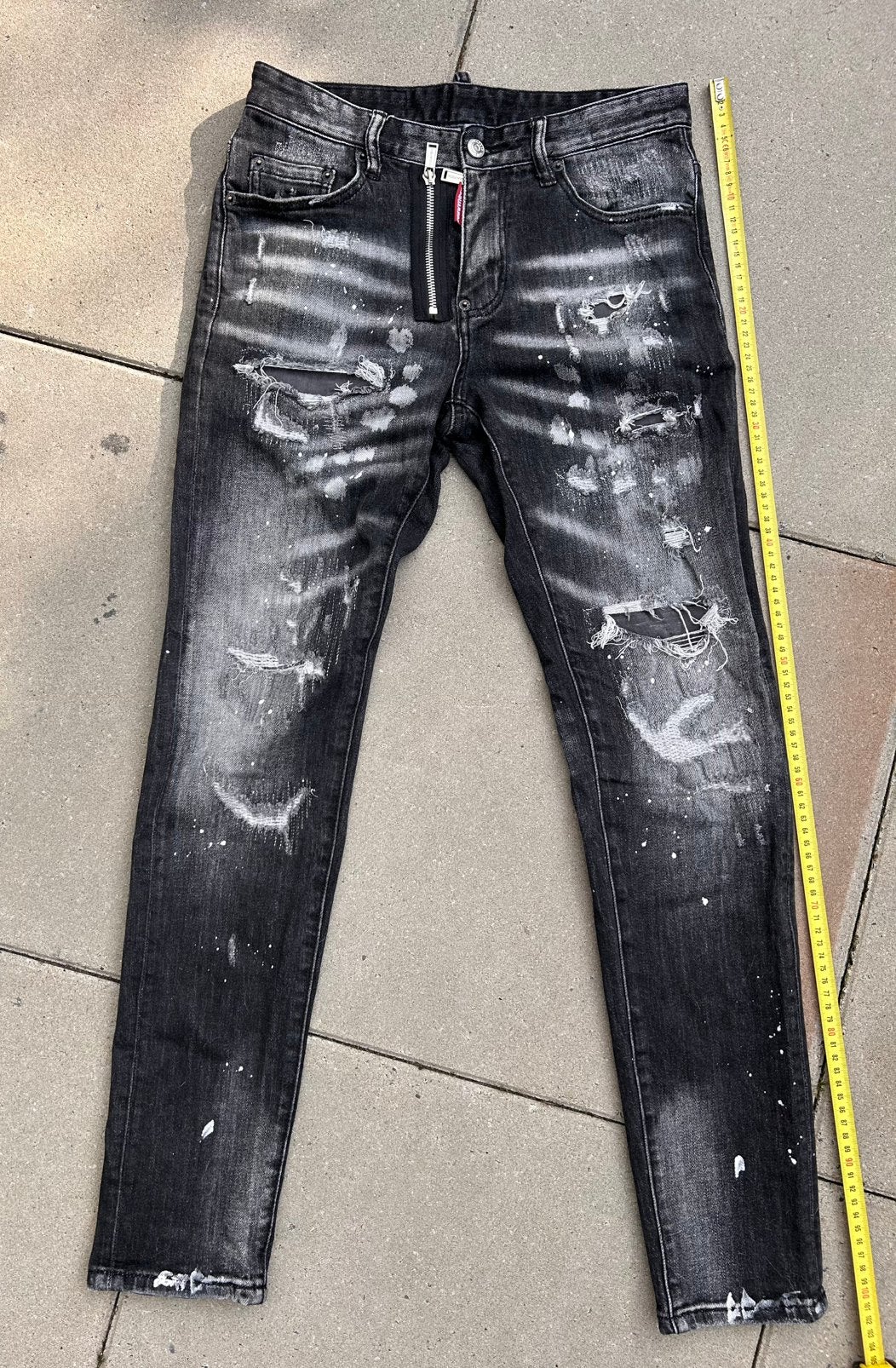 Dsquared2 jeans spijkerbroek maat 29, Verzenden, Zo goed als nieuw, Zwart, Overige jeansmaten