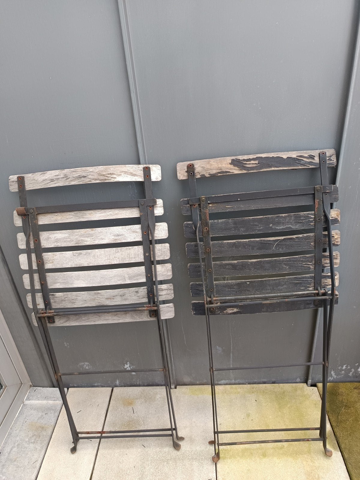 Deux chaises pliantes Ikea et coussins assortis, Enlèvement