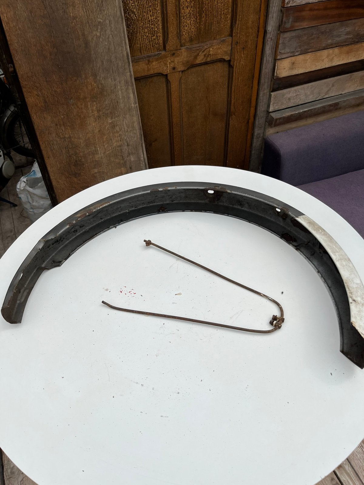 Achter spatbord Motobecane/mobylette (bieden), Fietsen en Brommers, Ophalen, Zo goed als nieuw