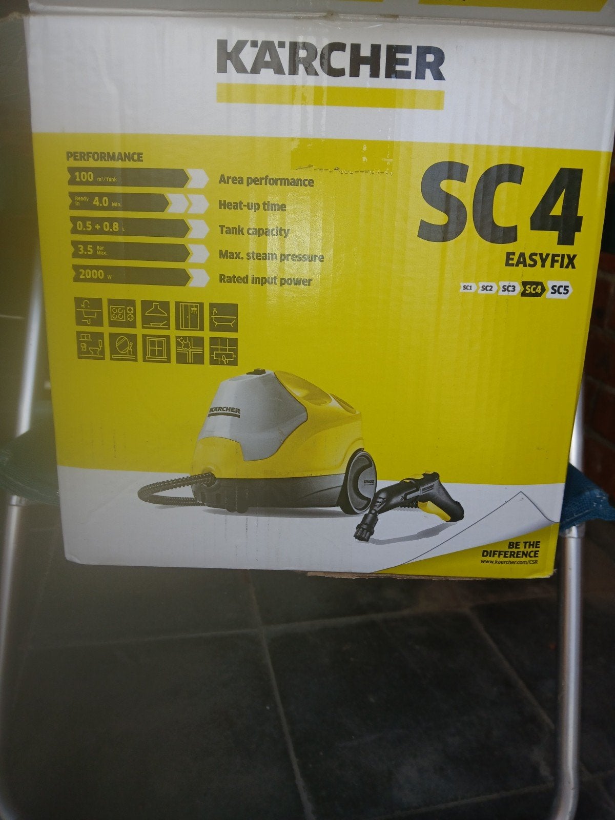 stoomreiniger karcher SC4, Bricolage & Construction, Enlèvement, Neuf, Autres types