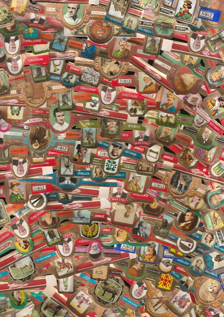 lot de 1000 pièces d'anciens bracelets à cigares Varia, Collections, Envoi, Comme neuf, Bagues de cigare