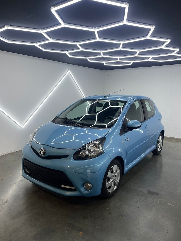 TOYOTA AYGO I 2014 I 50.400KM I AIRCO PARKEERSENSOREN, Auto's, Voorwielaandrijving, Euro 5, Stof, 50 kW