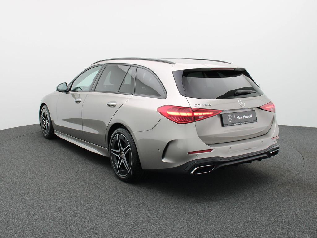 Mercedes-Benz C 200 d AMG Line Estate + LEDER TWO TONE + PAN, Auto's, Automaat, Gebruikt, Euro 6, 4 cilinders