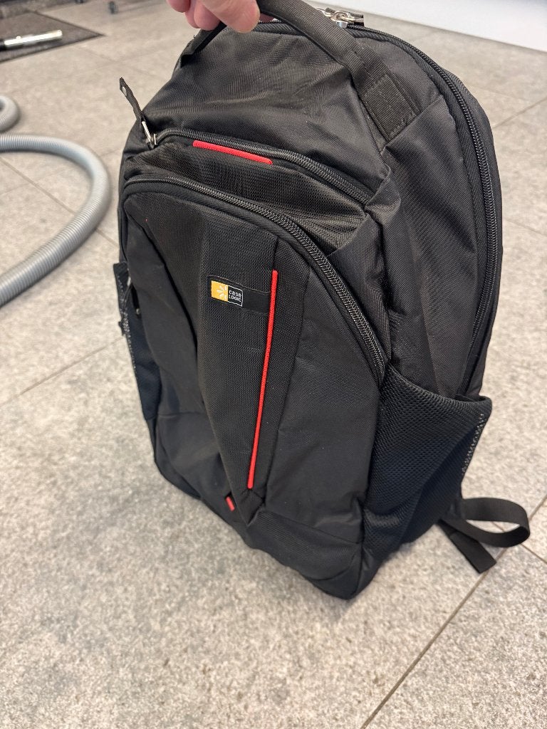Laptop backpack CaseLogic, Informatique & Logiciels, Noir, Comme neuf, Enlèvement, 16 pouces