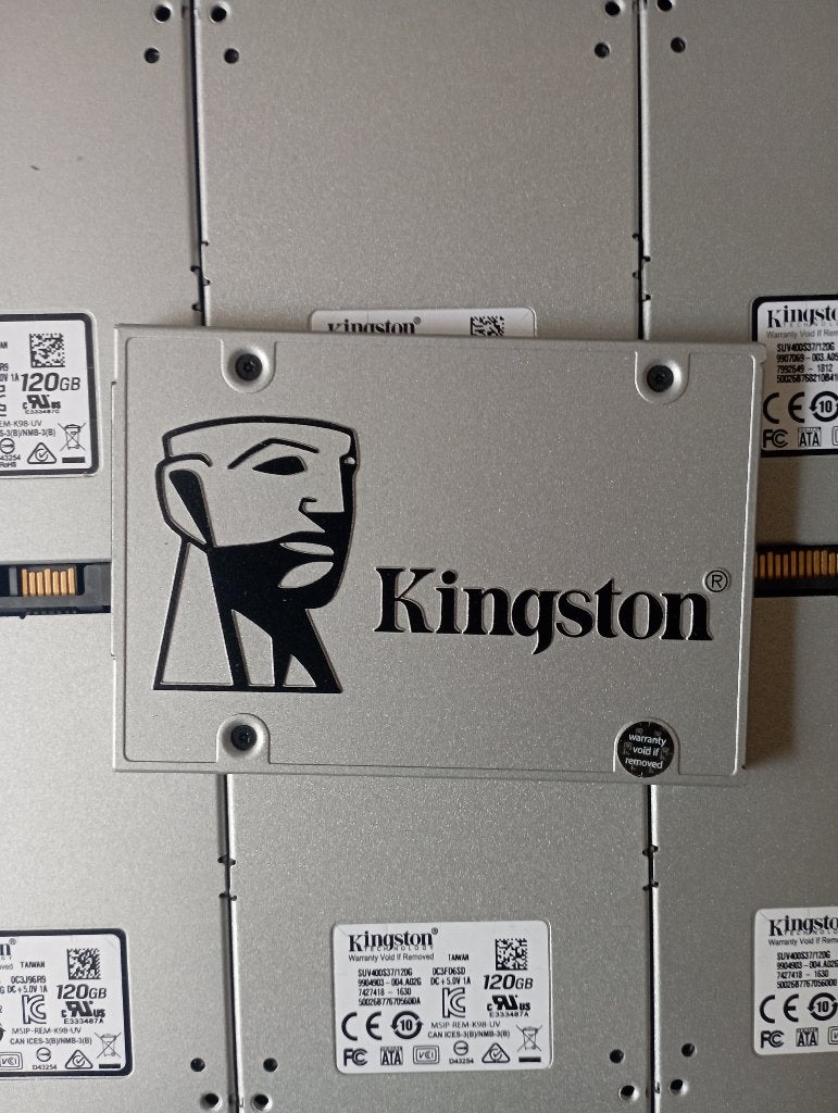10x Kingston SUV400S37/120G 120 GB 2.5 SSD SATA, Computers en Software, Harde schijven, Ophalen, Intern, Kingston, Desktop