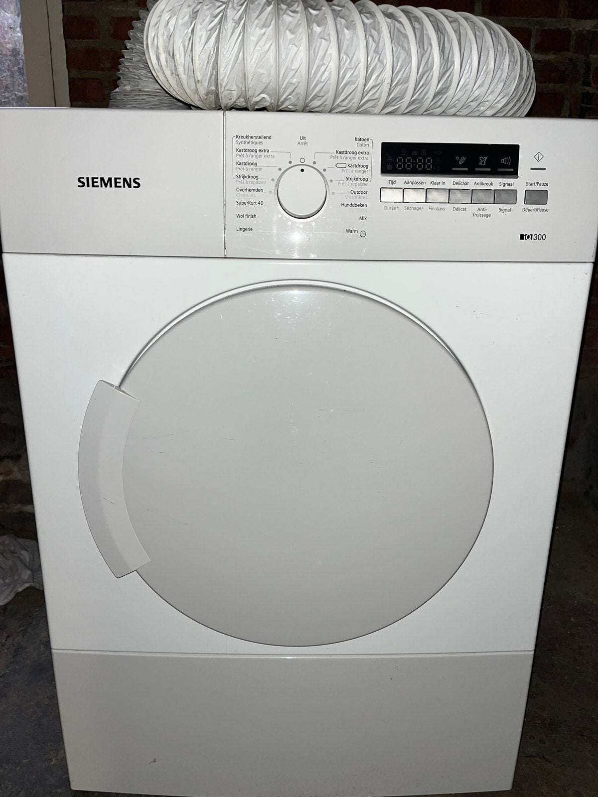 Droogkast Siemens, 8 à 10 kg, Enlèvement, Utilisé, Évacuation d'air