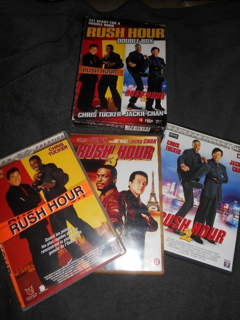 Coffret triple DVD RUSH HOUR 1/2/3 ( J Chan), Ophalen of Verzenden