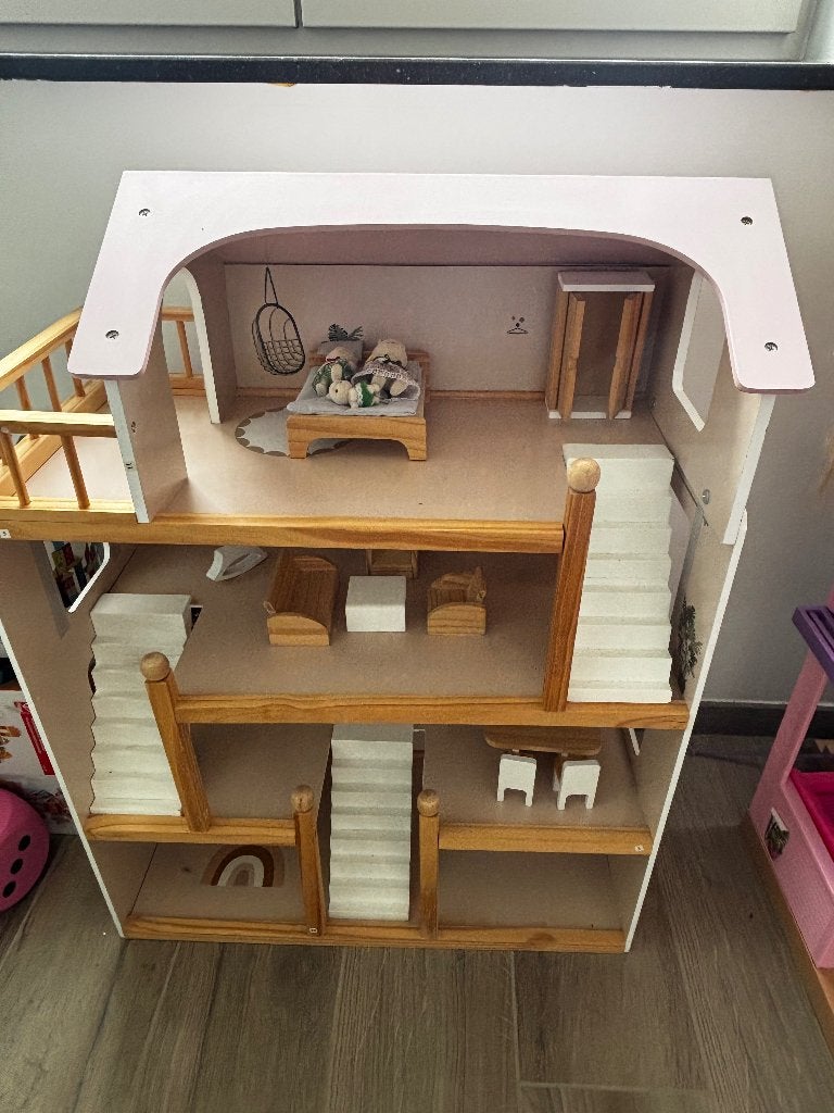 Poppenhuis petite Amélie, Kinderen en Baby's, Ophalen, Zo goed als nieuw, Poppenhuis
