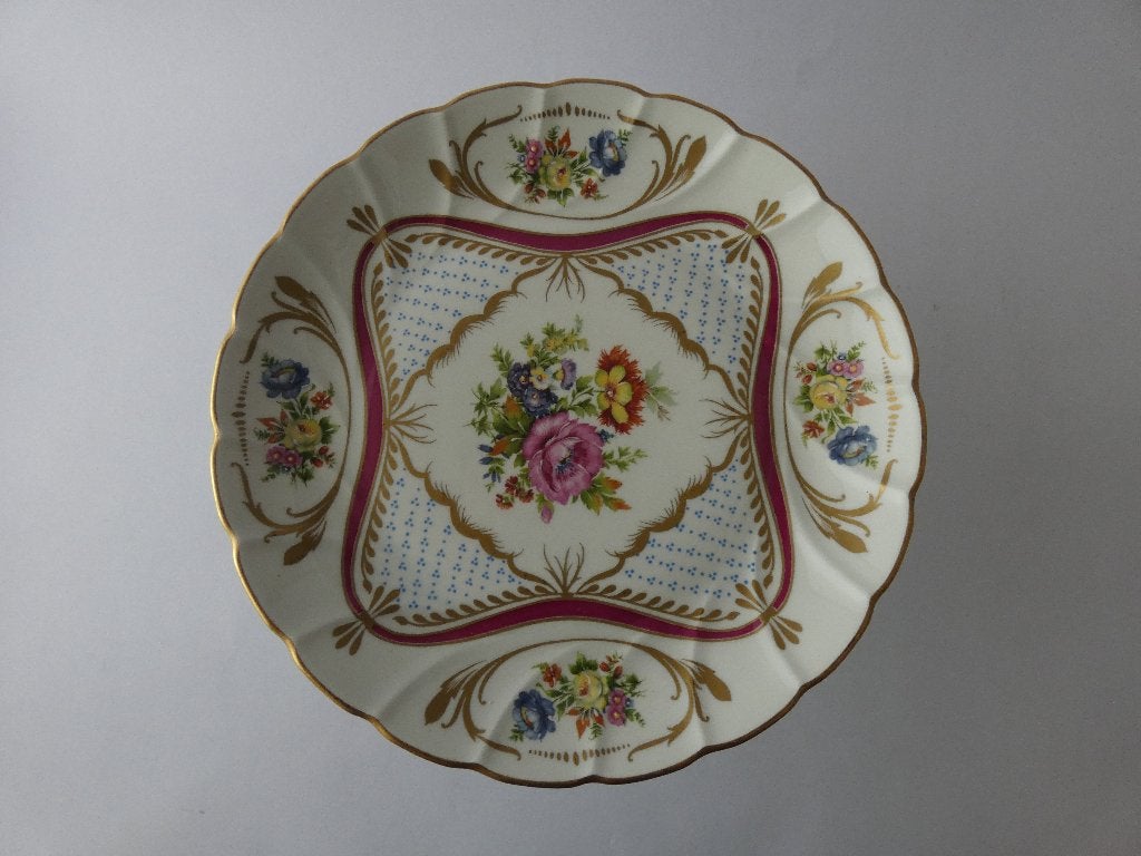 Présentoir à gâteaux rond - Porcelaine de Couleuvre France, Antiquités & Art, Enlèvement
