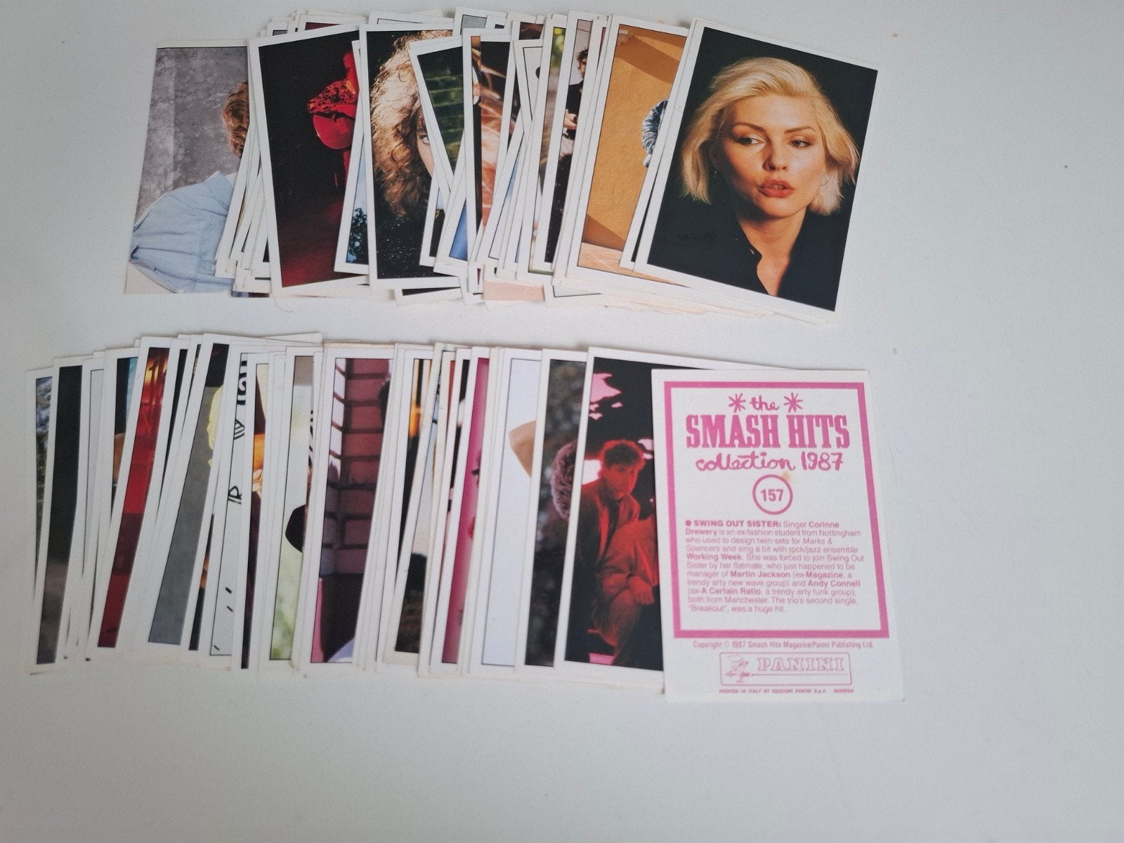 Panini smash hits, Envoi