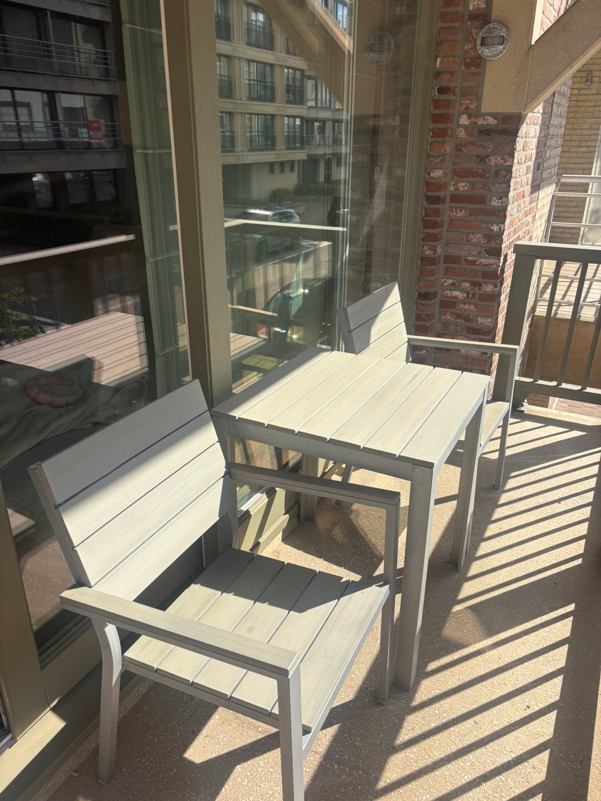 Ikea tuinset, Jardin & Terrasse, Ensembles de jardin, Table à dinner, Salons de jardin, Enlèvement, Utilisé