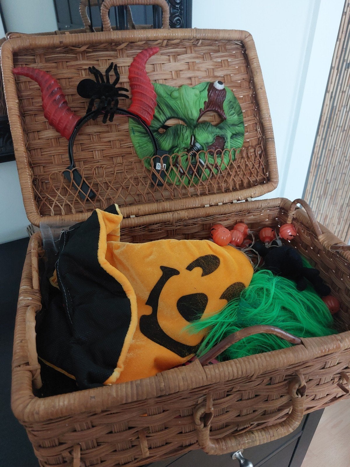 Valise pour déguisements d'Halloween !, Enlèvement