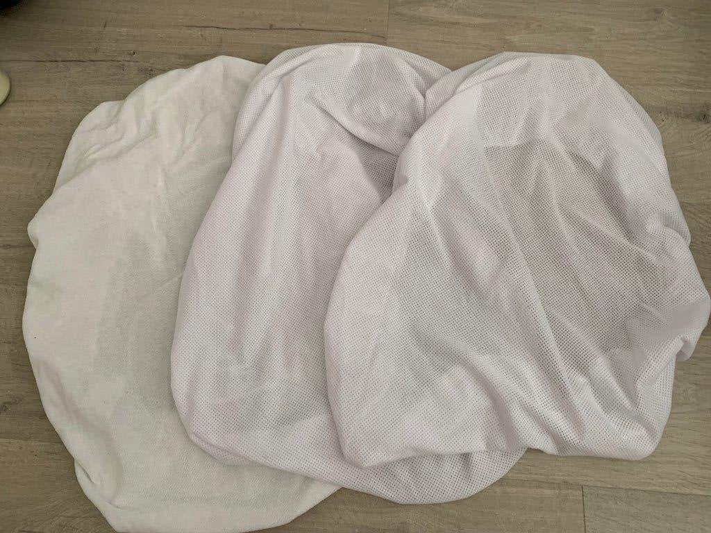 Set van matrasbeschermer en hoeslakens Aerosleep (83x50cm), Kinderen en Baby's, Ophalen, Ademend, Jongetje of Meisje, Wit