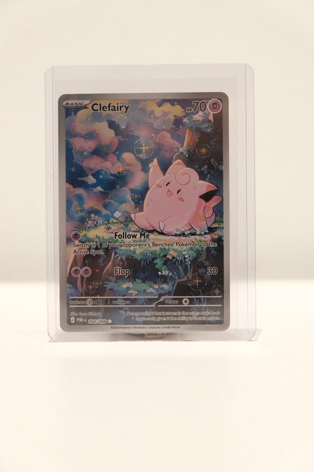 Pokémon Clefée 094/088, Enlèvement ou Envoi, Comme neuf, Cartes en vrac, Foil