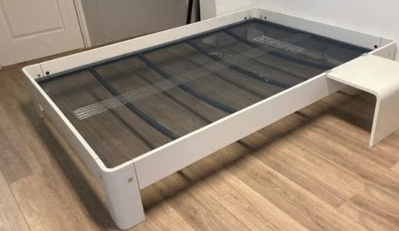 Auping Auronde 140x200, Ophalen, Gebruikt, Wit, 140 cm