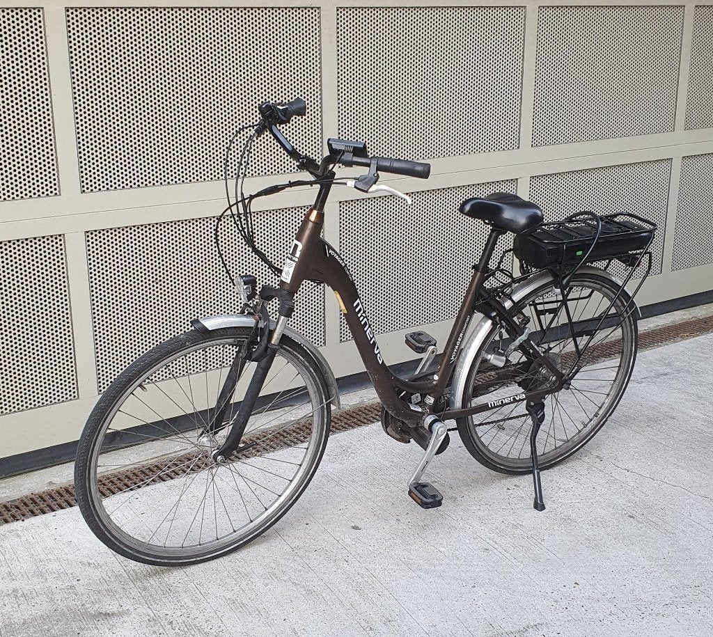 E-fiets met middenmoter ideaal voor kort of lange afstanden!, Fietsen en Brommers, Fietsen | Racefietsen, Gebruikt, Velgrem, Aluminium