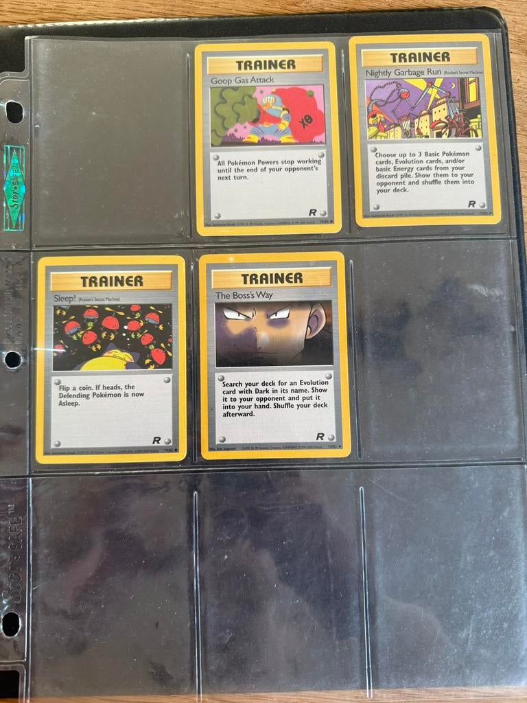 5 Pokémonkaarten Team Rocket & Gym Heroes - wotc, Enlèvement ou Envoi, Comme neuf