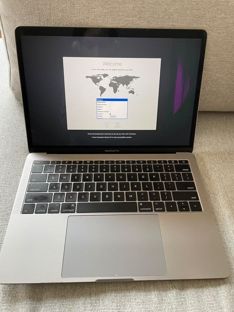 Macbook Pro 13'' Screen 8GB RAM, 256 GB storage, Computers en Software, Ophalen, Gebruikt, 256 GB, Qwerty