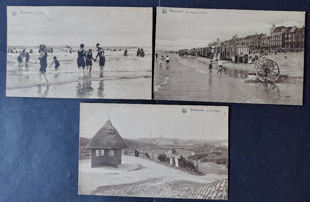 Vintage postkaarten Wenduine, Verzamelen, Postkaarten | België, Ophalen of Verzenden, Voor 1920, Ongelopen, West-Vlaanderen