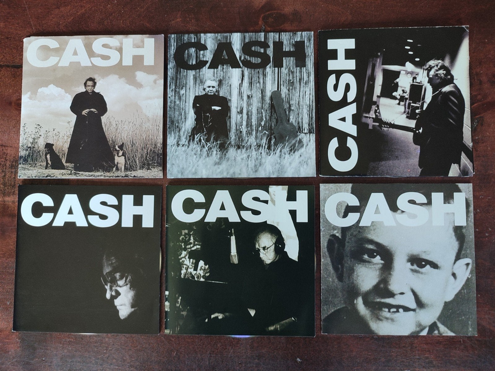 6x CD : JOHNNY CASH - AMERICAN RECORDINGS 1-6 (cd's + inlay), Ophalen of Verzenden, Zo goed als nieuw