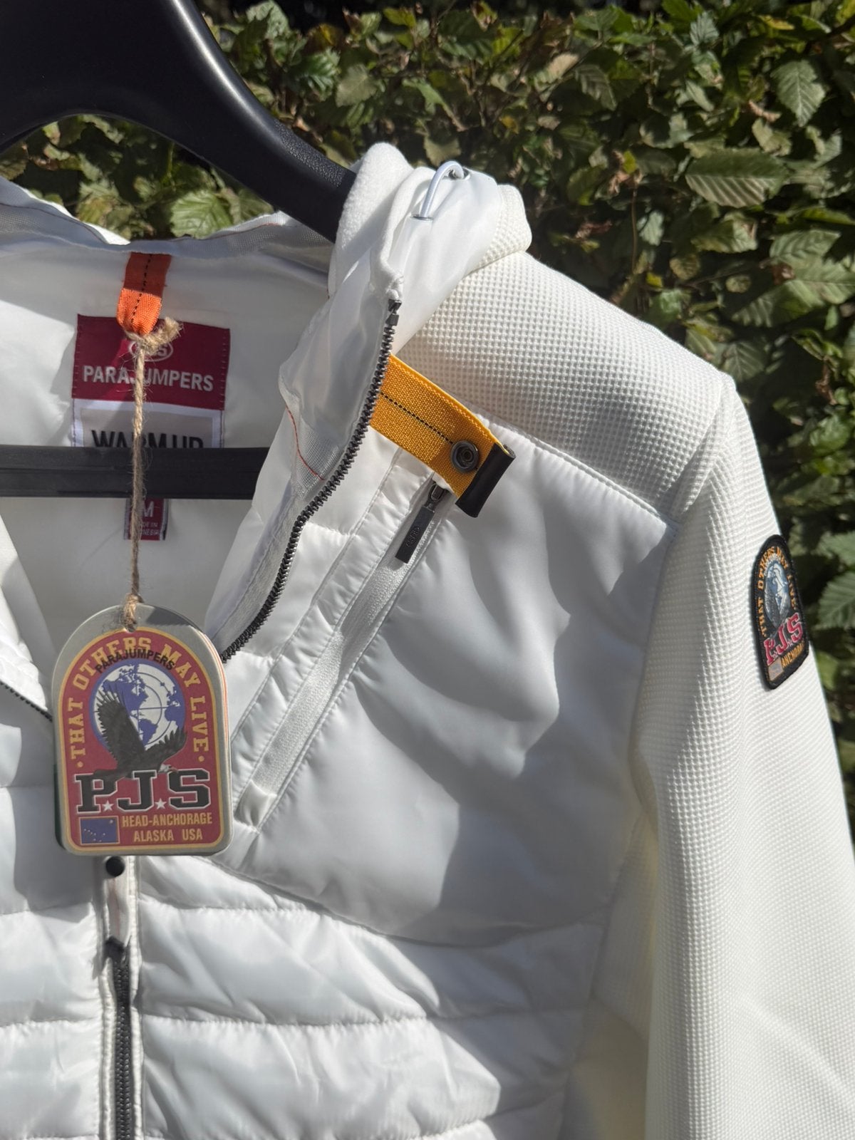 Veste Parajumpers a capuche Nolan Blanche Hybdrids, Enlèvement ou Envoi, Comme neuf
