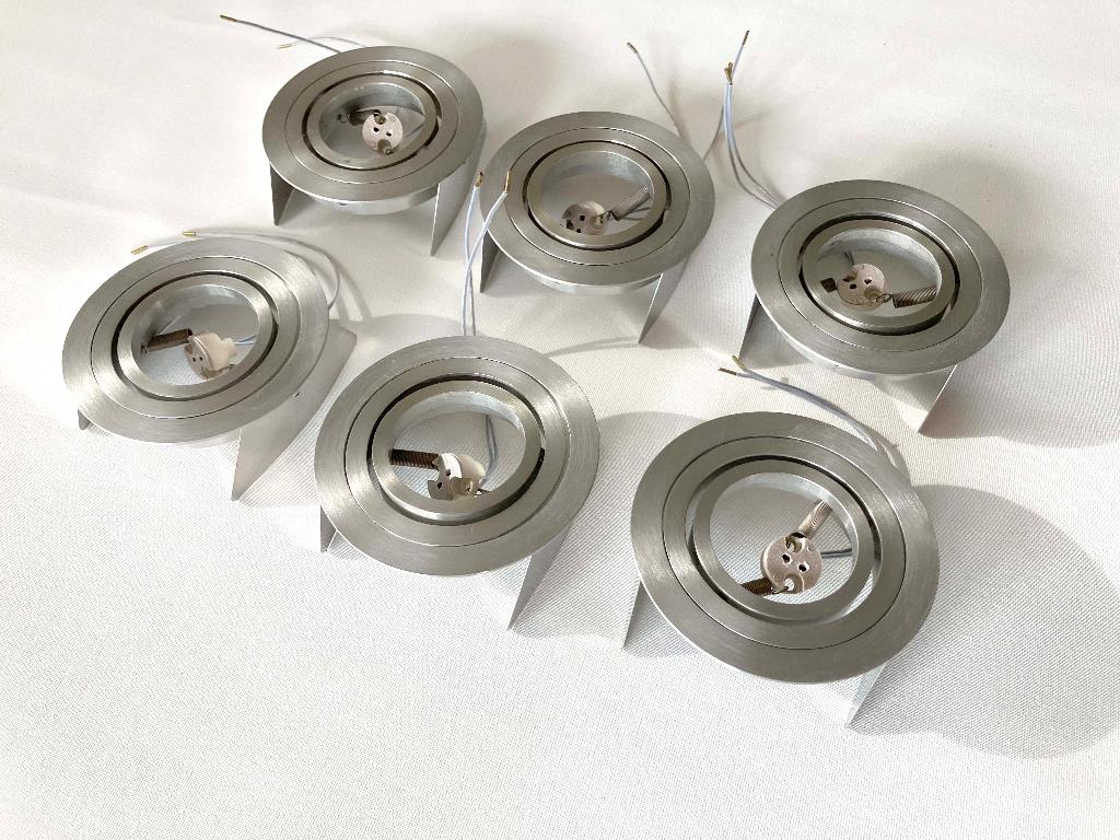 Psm lighting ronde inbouwspots, Maison & Meubles, Lampes | Spots, Spot encastrable ou Spot mural, Utilisé, Métal ou Aluminium