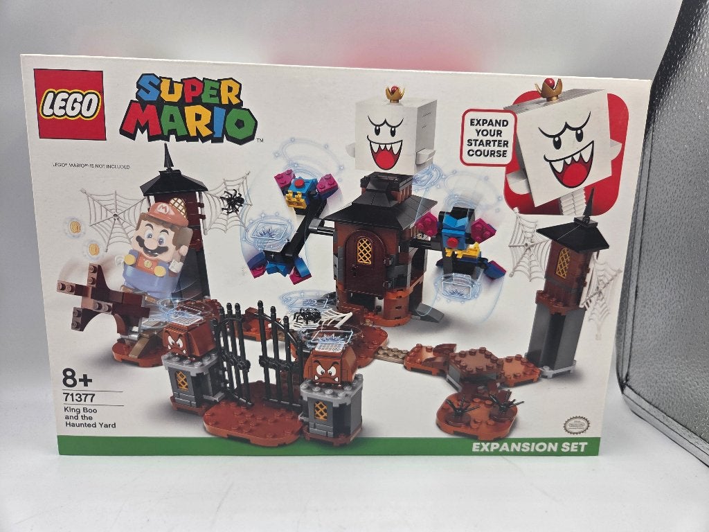 Lego Mario 71377 King Boo and the Haunted Yard-Expansion Set, Lego, Nieuw, Ophalen of Verzenden, Complete set