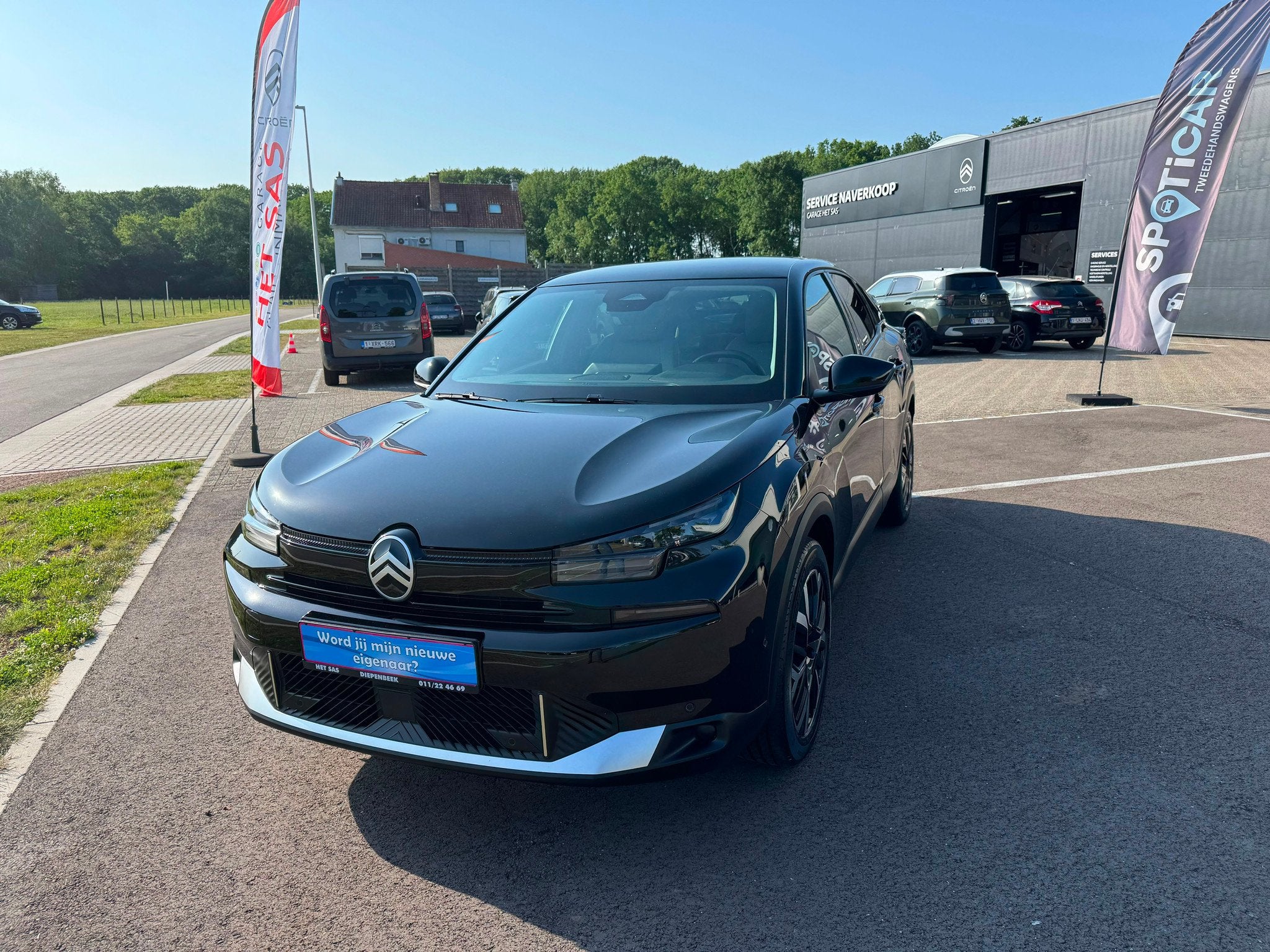 Citroën C4 AUTOMAAT -MAX UITVOERING -WAARBORG, Auto's, Gebruikt, 1198 cc, Zwart, Leder