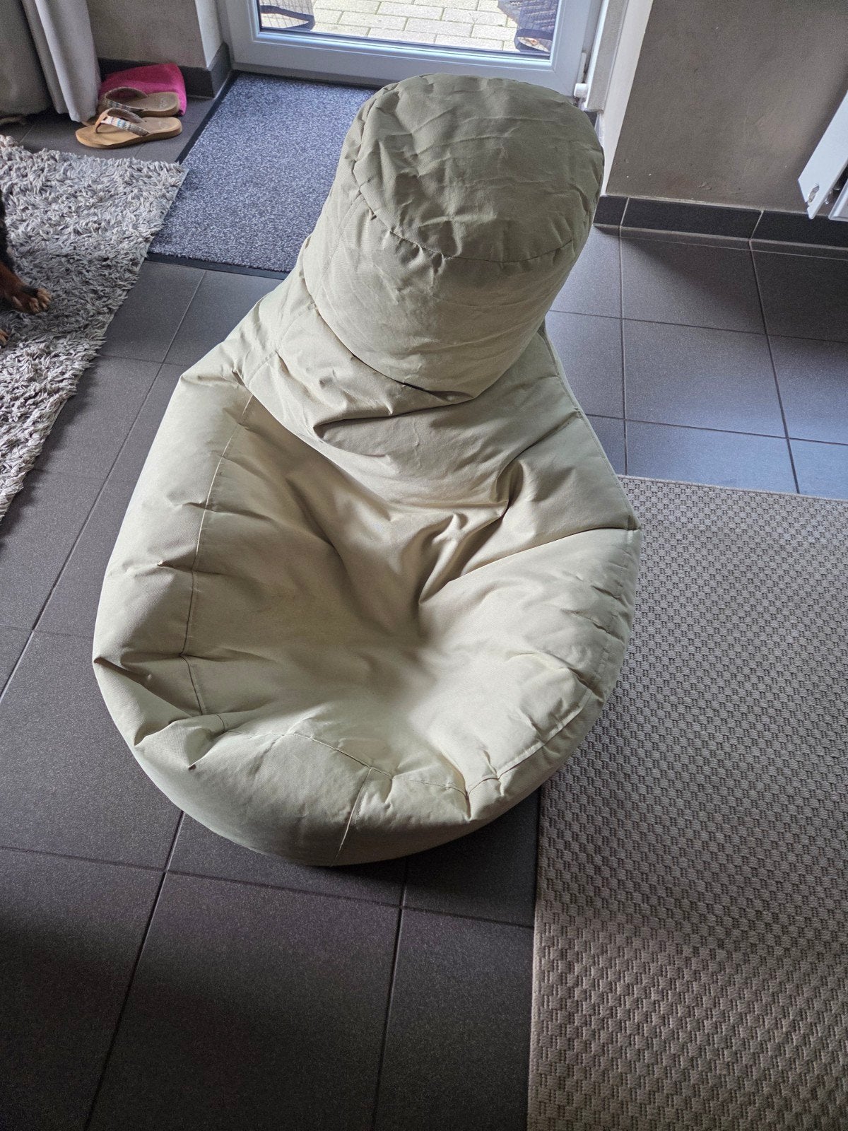 zitzak kinderen, Ophalen, Gebruikt, Beige, Zitzak