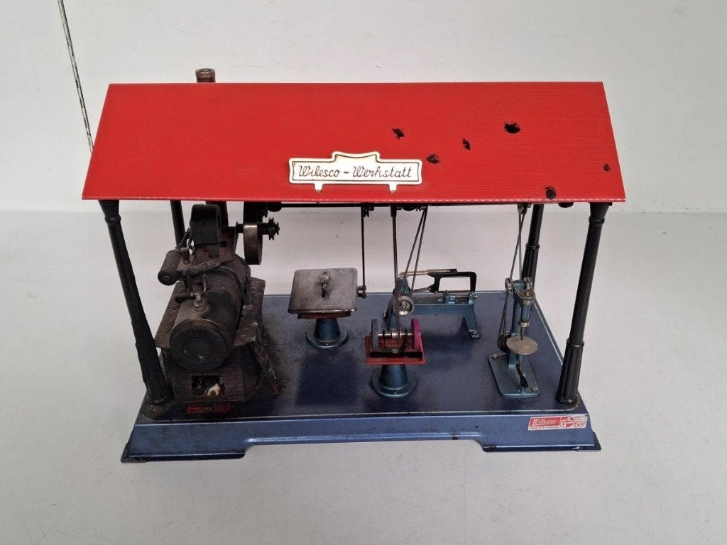 Wilesco D141 Stoomwerkplaats, maquette, Antiek en Kunst, Ophalen of Verzenden