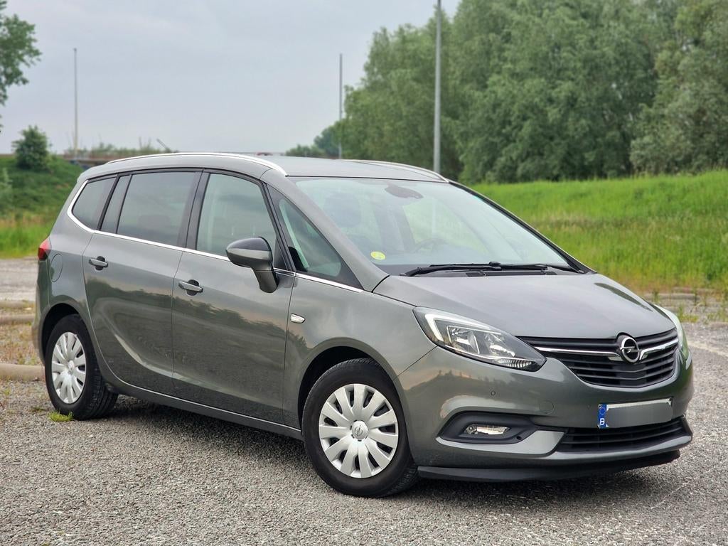 Opel Zafira 1.6 CDTi EU6b Facelift, modèle 203 000 km, excel, Autos, Argent ou Gris, Euro 6, Entreprise, Boîte manuelle