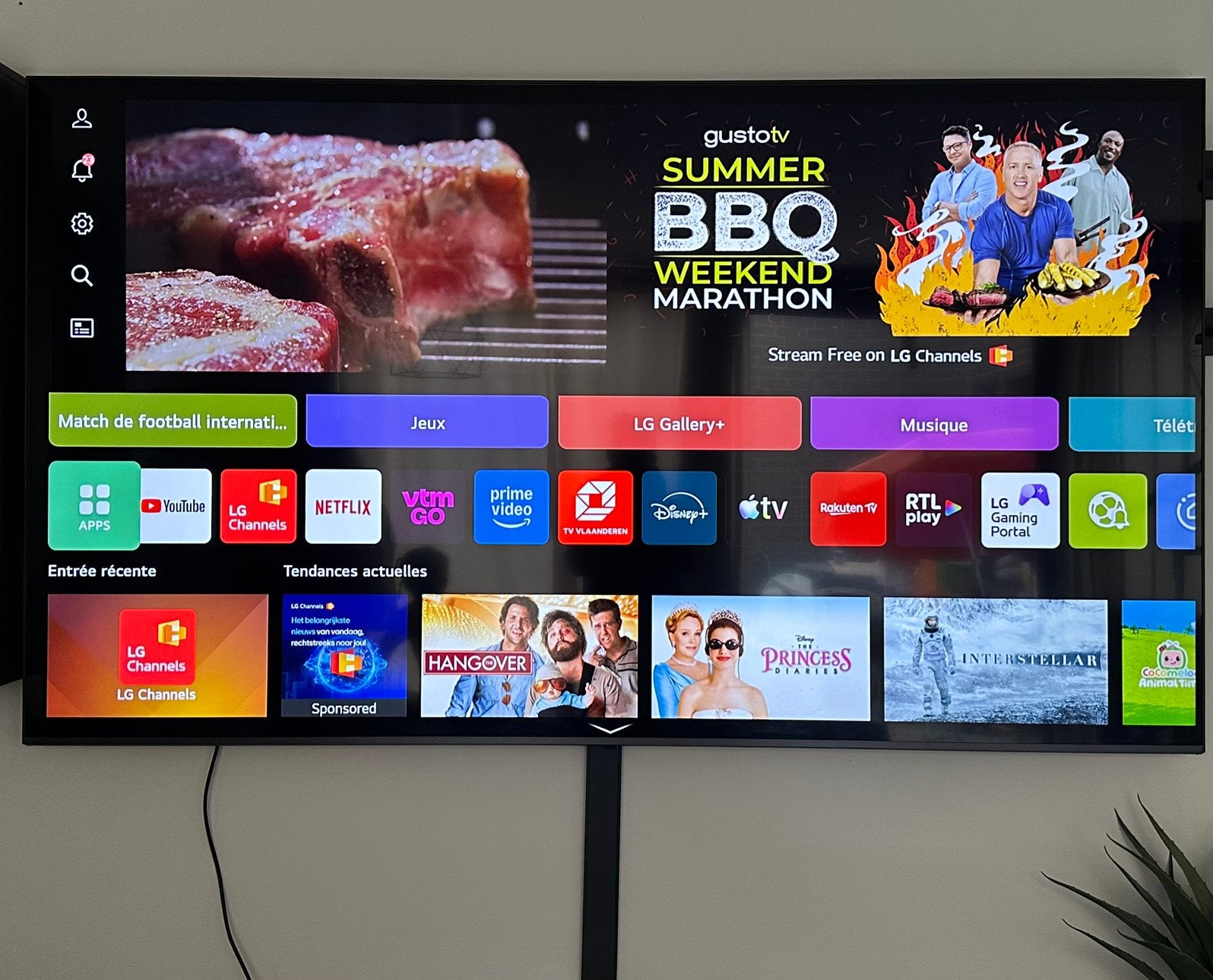 LG 85 TV, Ophalen, Zo goed als nieuw, LG