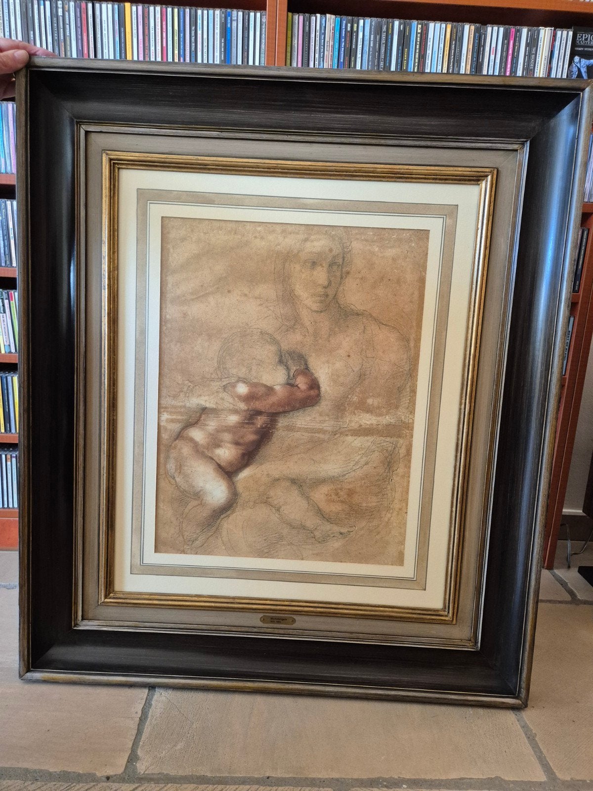 Schilderij reproductie Michelangelo, Antiek en Kunst, Ophalen