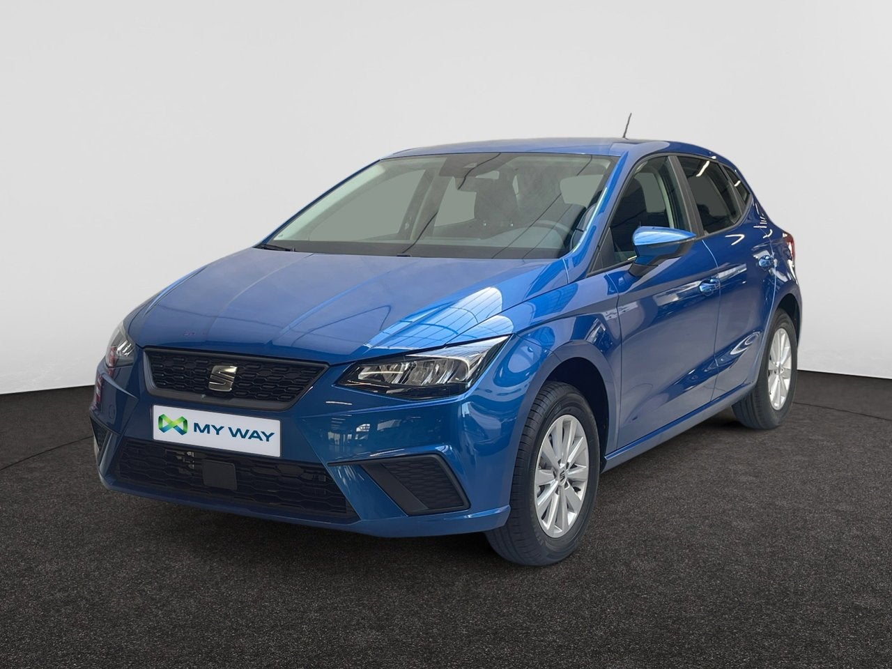 Seat Ibiza 5P/D Pulse 1.0 TSI 95pk (70kW) Manueel 5v, Auto's, Geheel digitaal combi-instrument, Blauw, Ibiza, 117 g/km