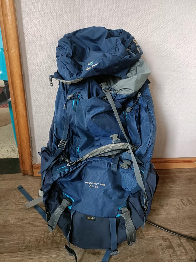 Deuter aircontact pro 70 15 trek rugzak, Ophalen