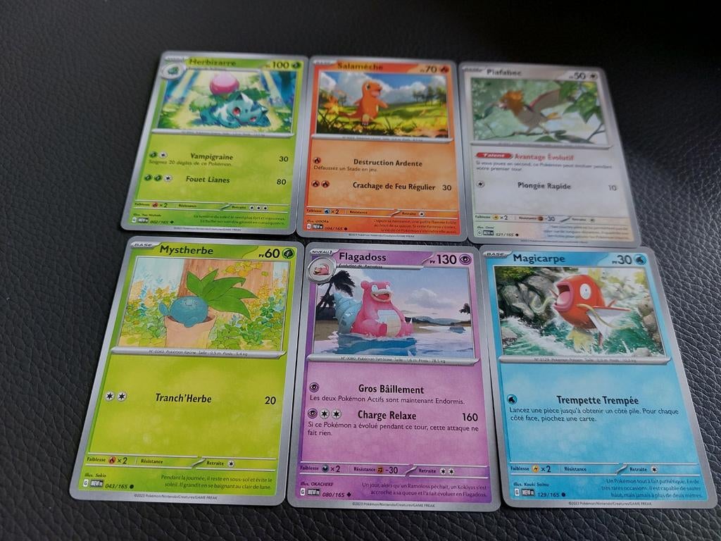 6 cartes Pokémon / MEW : 151, Enlèvement ou Envoi, Neuf, Plusieurs cartes