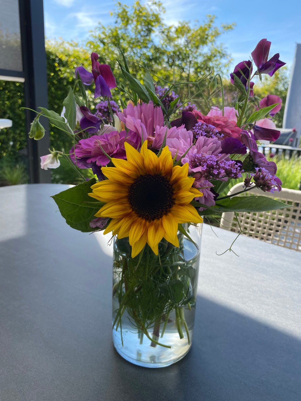 Versgeplukt boeket bloemen, Tuin en Terras, Bloembollen en Zaden, Ophalen